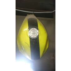 Бензобак для  Suzuki RF400 желтого цвета